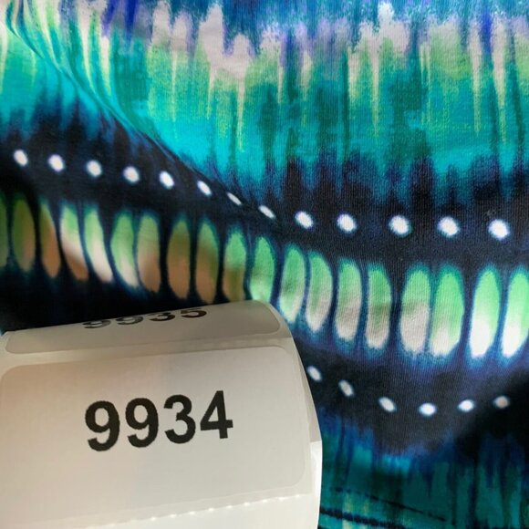 Bleu Rod Beattie Womens Navy Printed Ruched-Back Bikini Bottoms Size 10 NWT 9934 - Picture 9 of 9